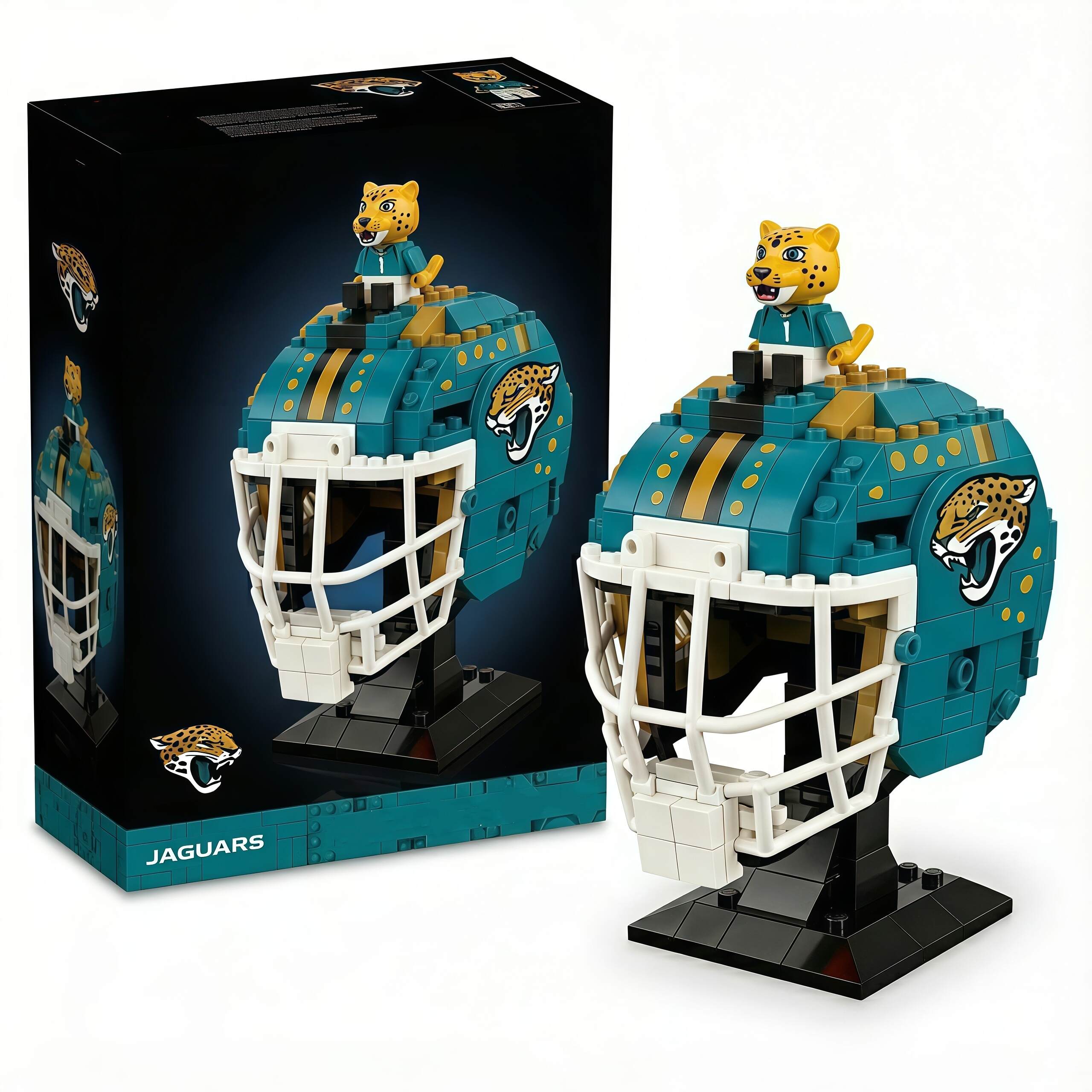 American Pro Football Brick Helmet Collector Brick Set