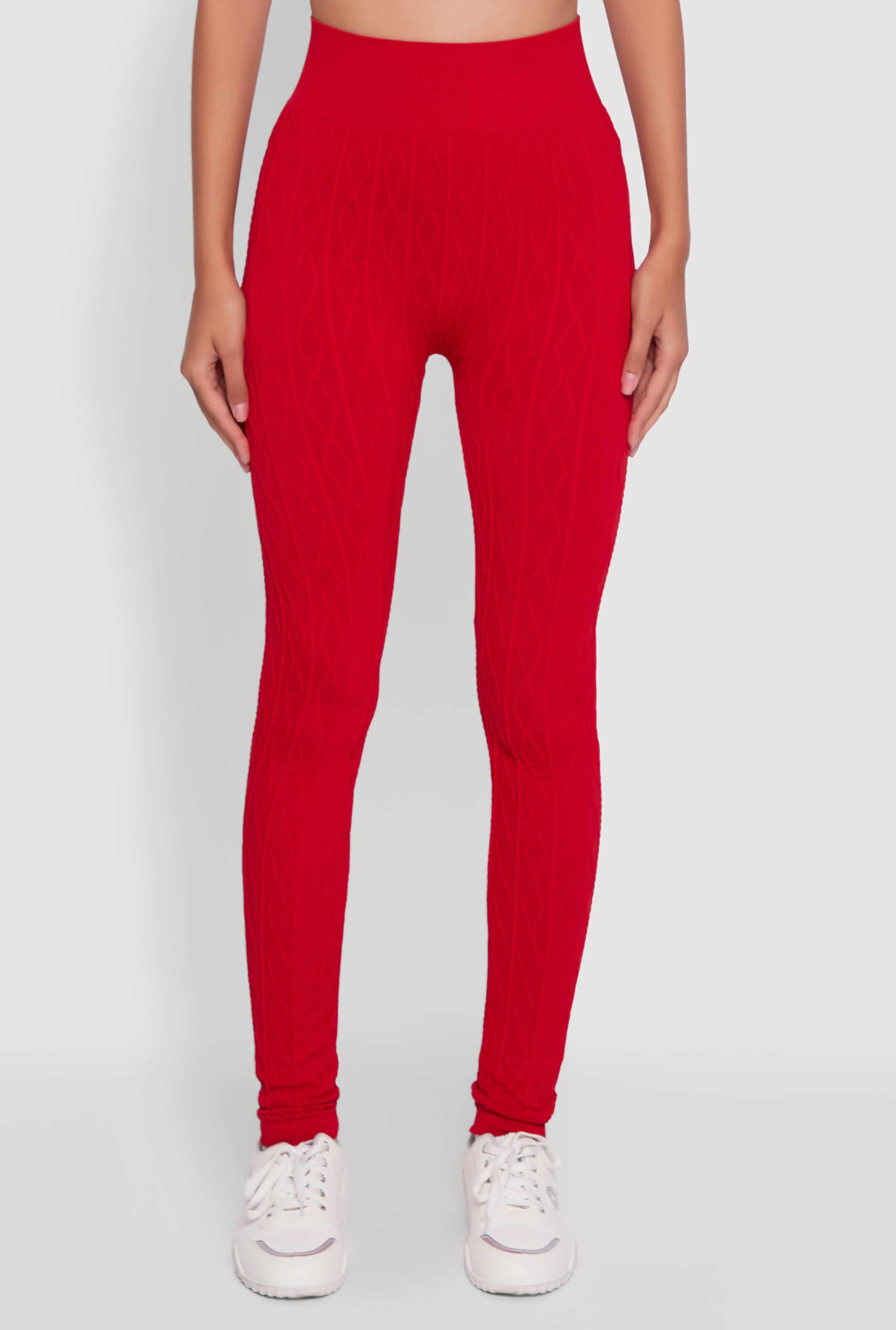 Seamless Geometric Patterned Leggings