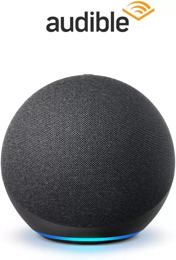 Echo (4th Gen) | With premium sound, smart home hub, and Alexa | Glacier White