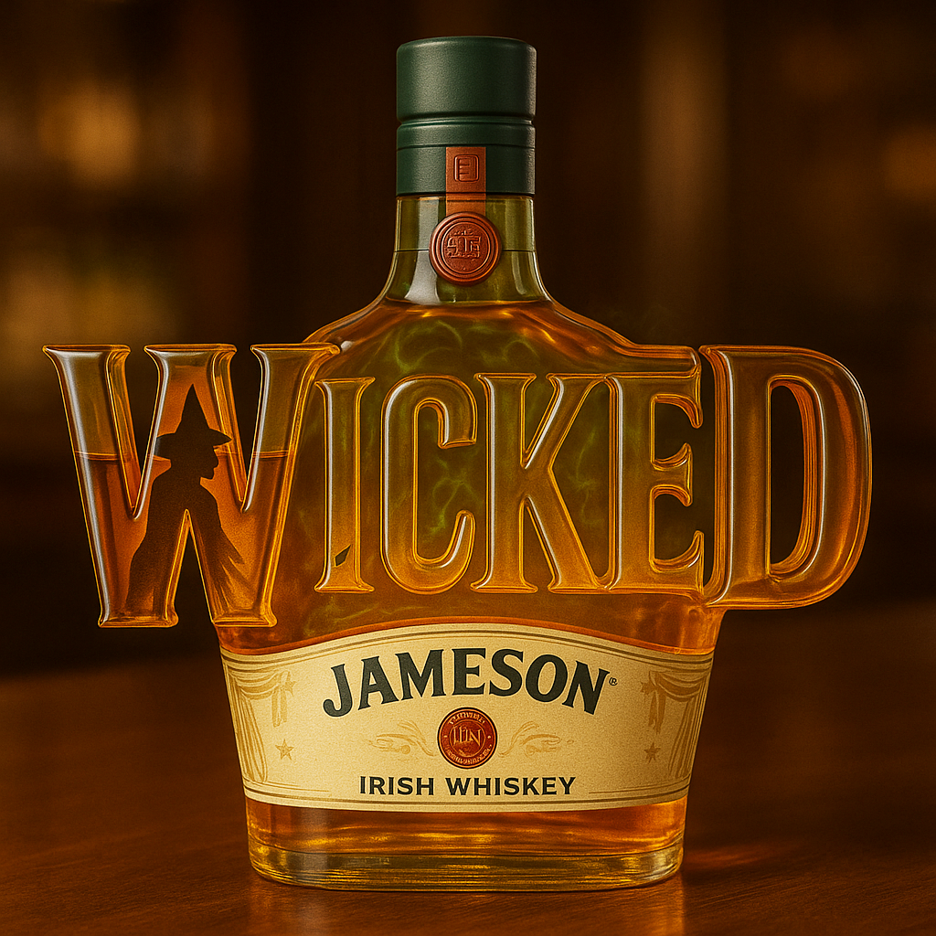 WICKED Whiskey Bottle