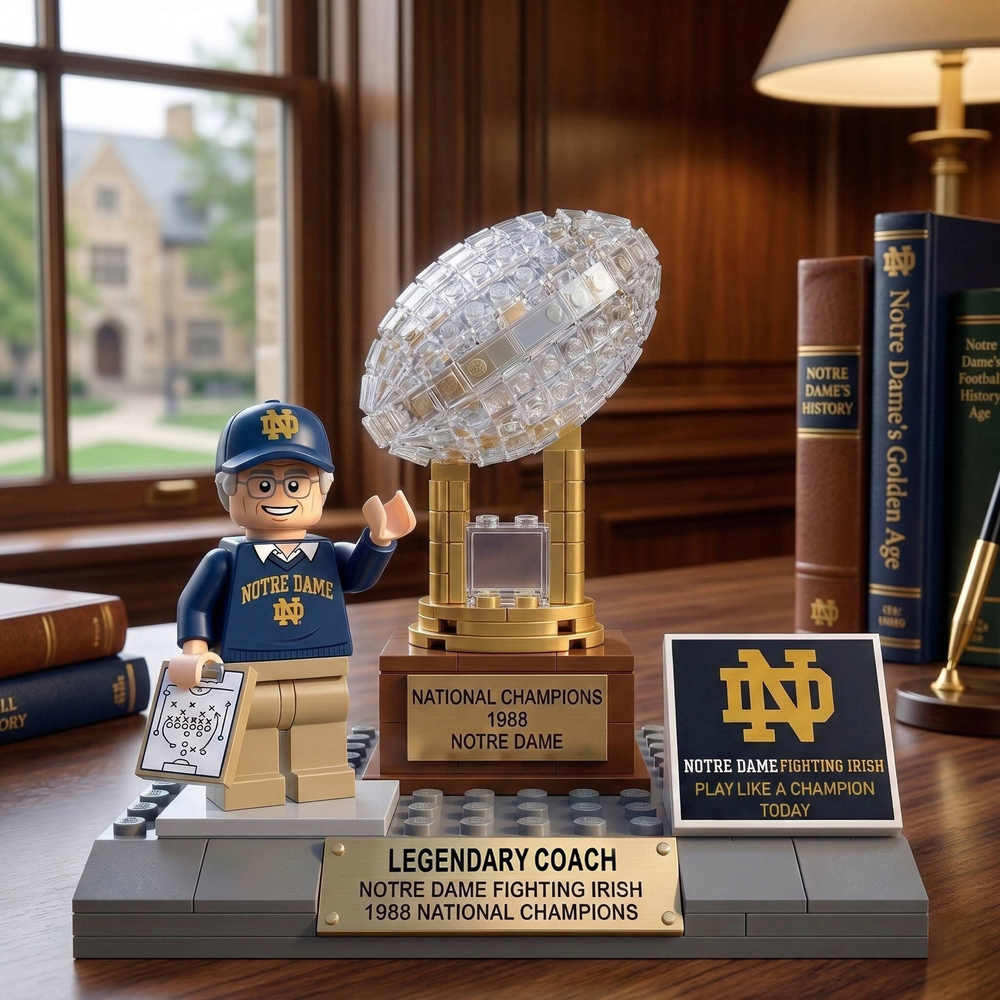 Lou Holtz Commemorative Brick Set