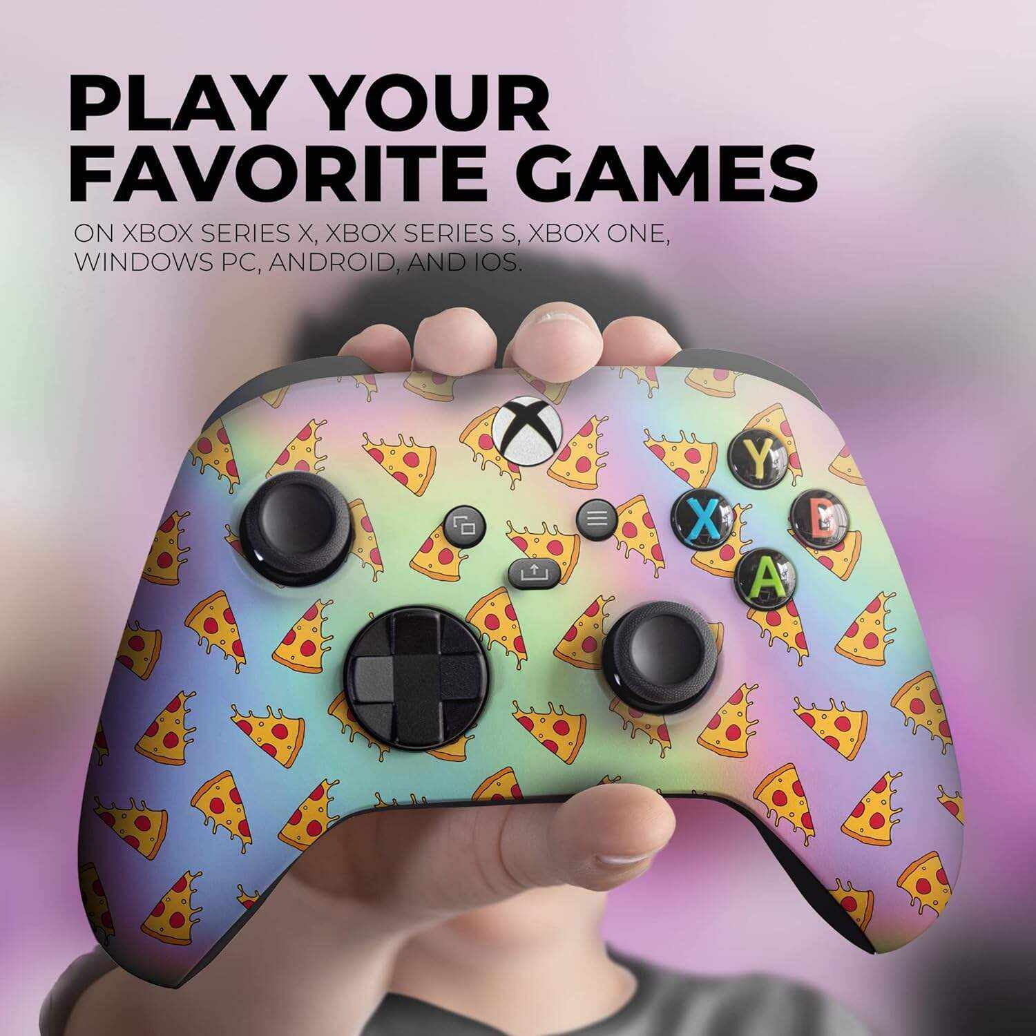 DreamController Original X-box Wireless Controller Special Edition Customized Compatible with X-box One S/X-box Series X/S & Windows 10 Made with Advanced HydroDip Print Technology(Not Just a Skin)