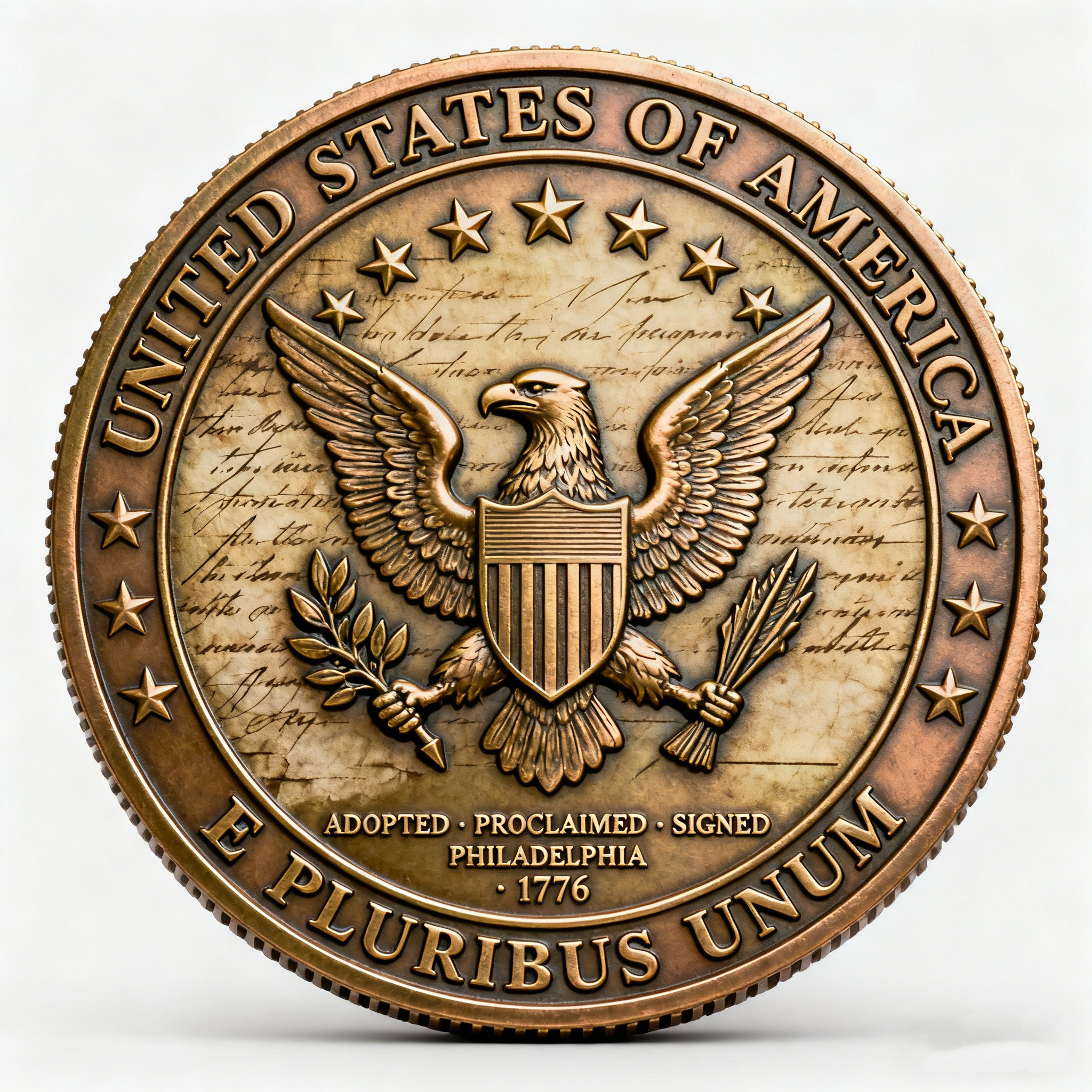 Declaration of Independence 250th Anniversary Coin