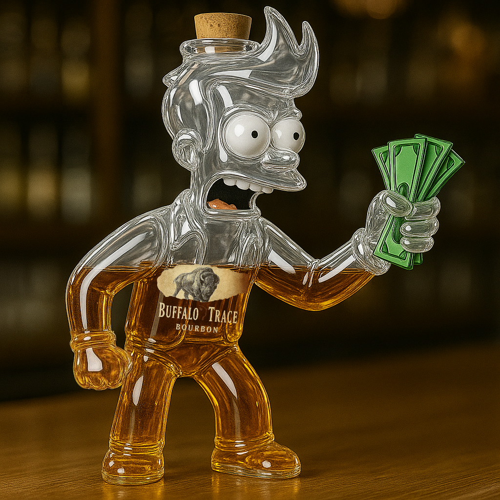 Philip J. Fry Whiskey Bottle
