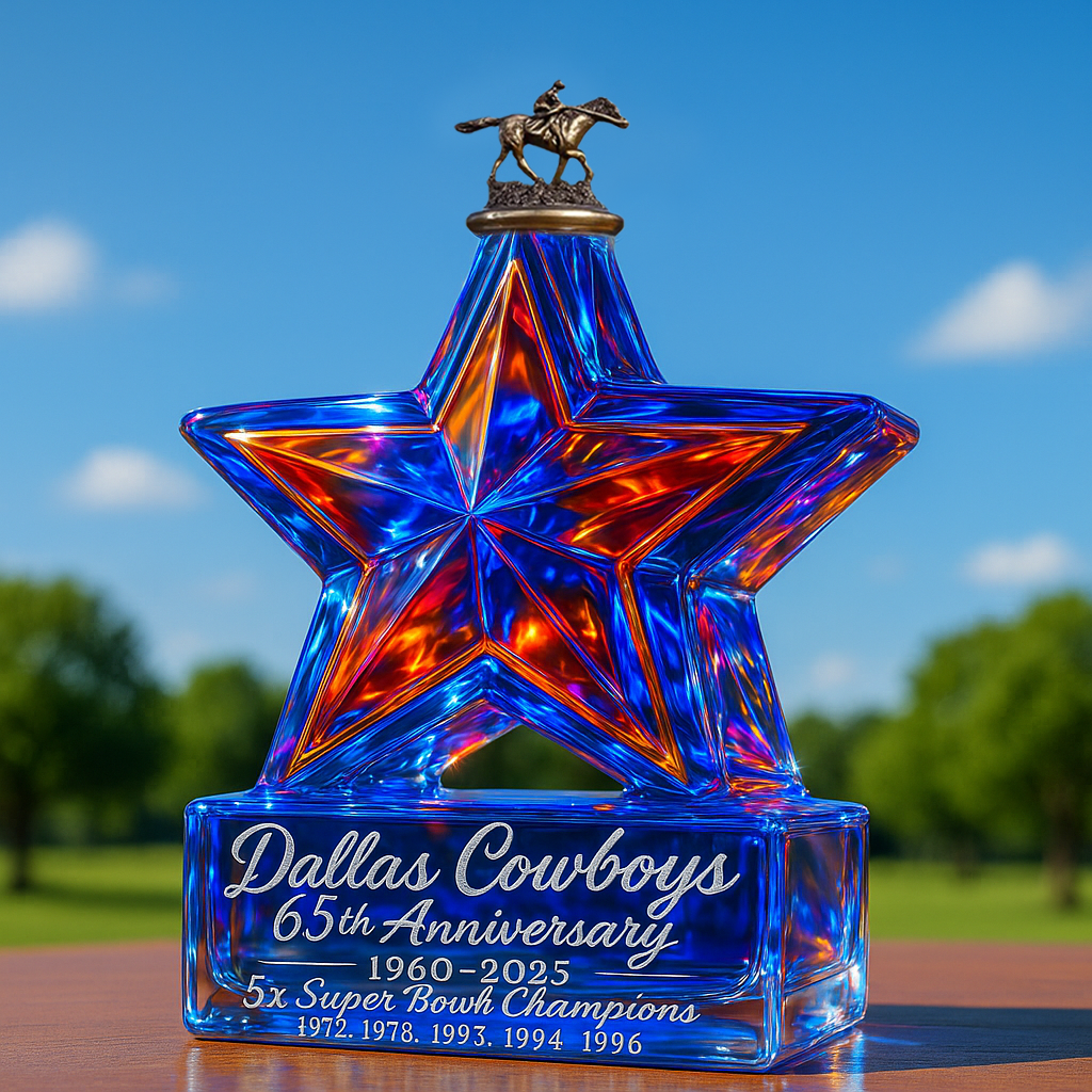 DAL 65th Anniversary Whiskey Bottle