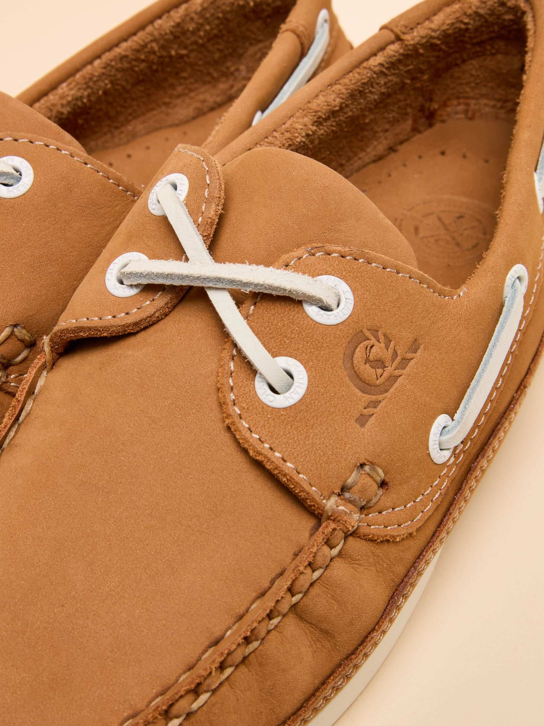 Joules X Chatham Brown Pier Deck Shoes