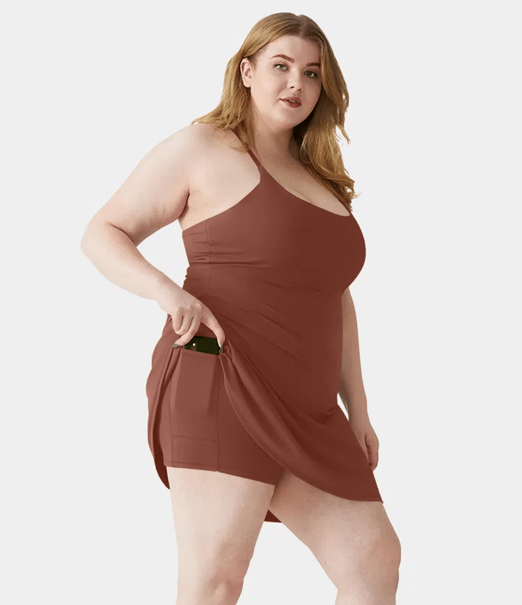 🔥Flash Sale🔥Softlyzero Plush Backless Active Dress-Easy Peezy