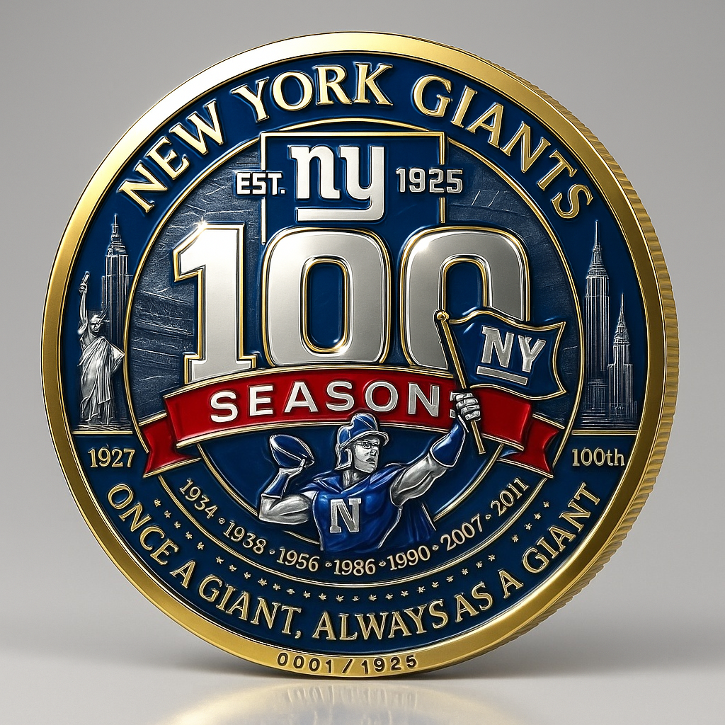 New York Giants 100th Anniversary Commemorative Coin