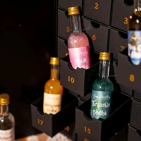 CHRISTMAS 2023 24 DAY GIN AND VODKA ADVENT CALENDAR - Aanythingby Clearance