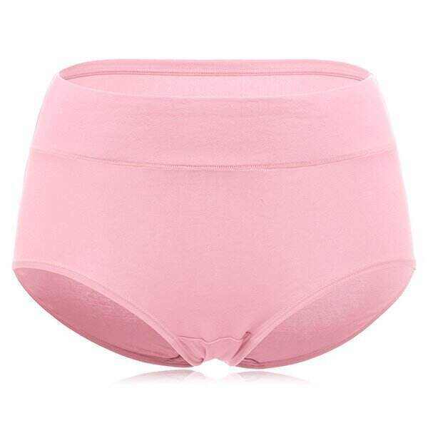 Cotton Seamless Solid Panty Breathable Briefs