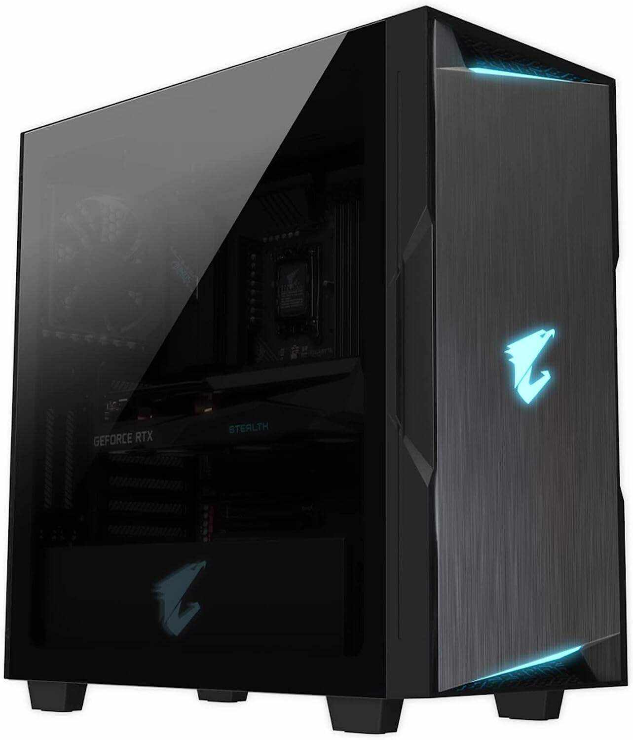 Project Stealth DIY PC Kit (Z690 AORUS Elite Stealth, NVIDIA GeForce RTX 3070 Gaming OC 8G Stealth, AORUS C300G Stealth) - GB-Stealth Combo IN2181