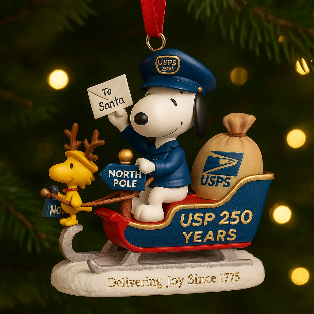 Delivering Joy – SNP x USPS 250 Years Ornament
