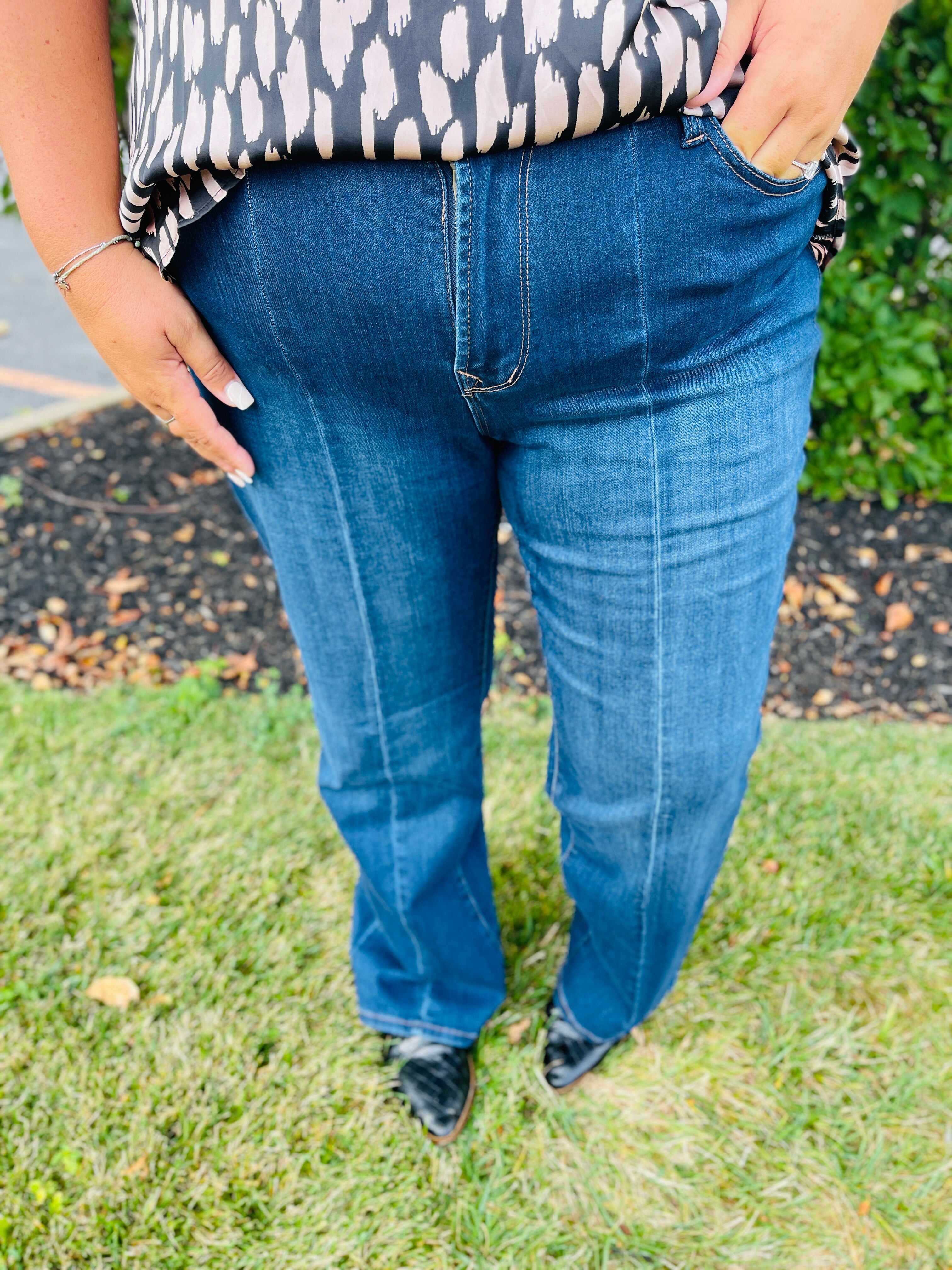 Plus/Reg Take Care Of Business Wide Leg Trouser