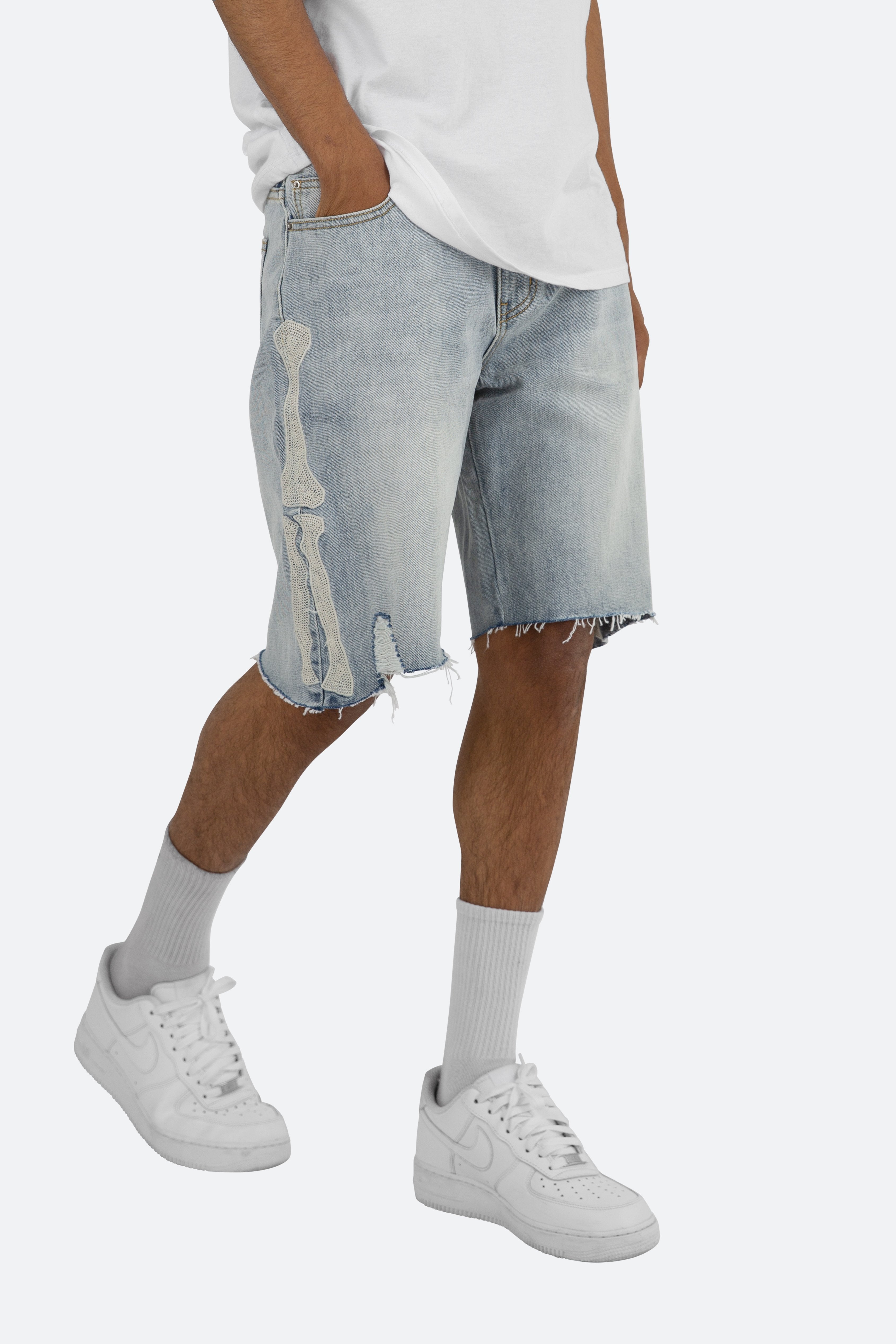 R194 Denim Shorts - Blue