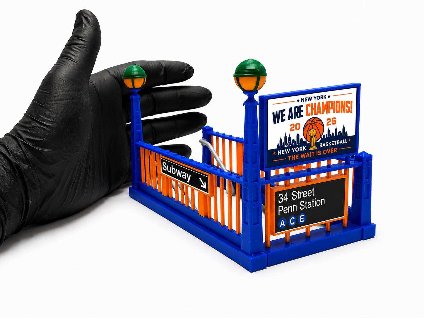 NY Knicks Subway Entrance