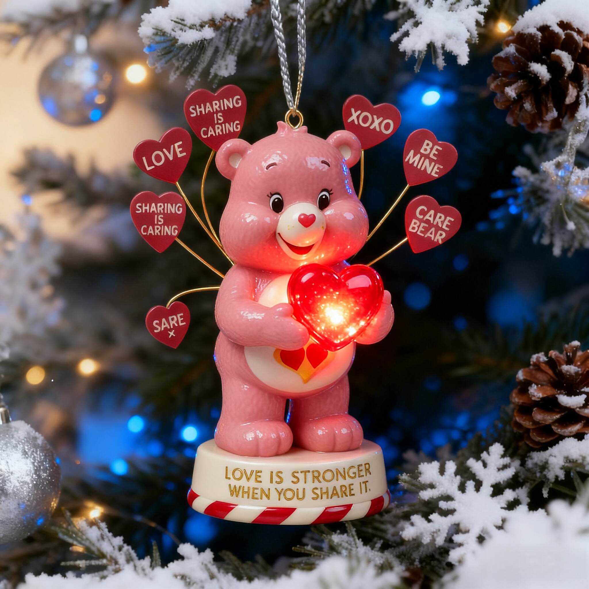 Care Bears Holiday Love Duo Ornament