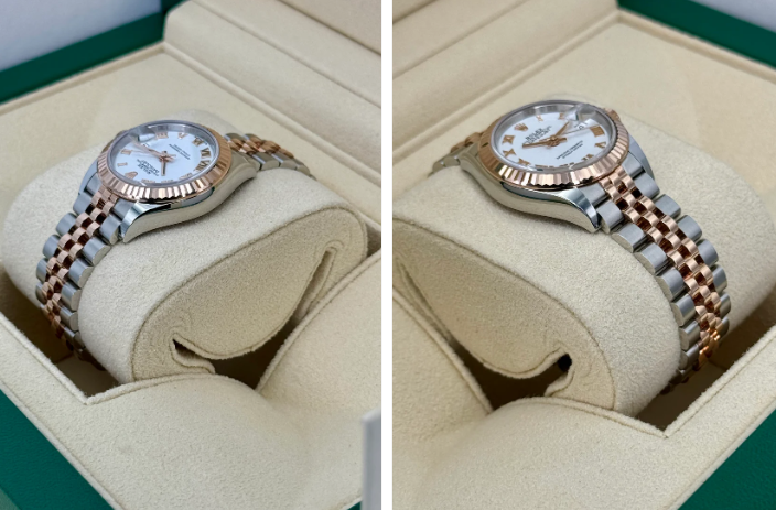 NEW 2025 Rolex Lady-Datejust 28mm 279171 Jubilee White Dial