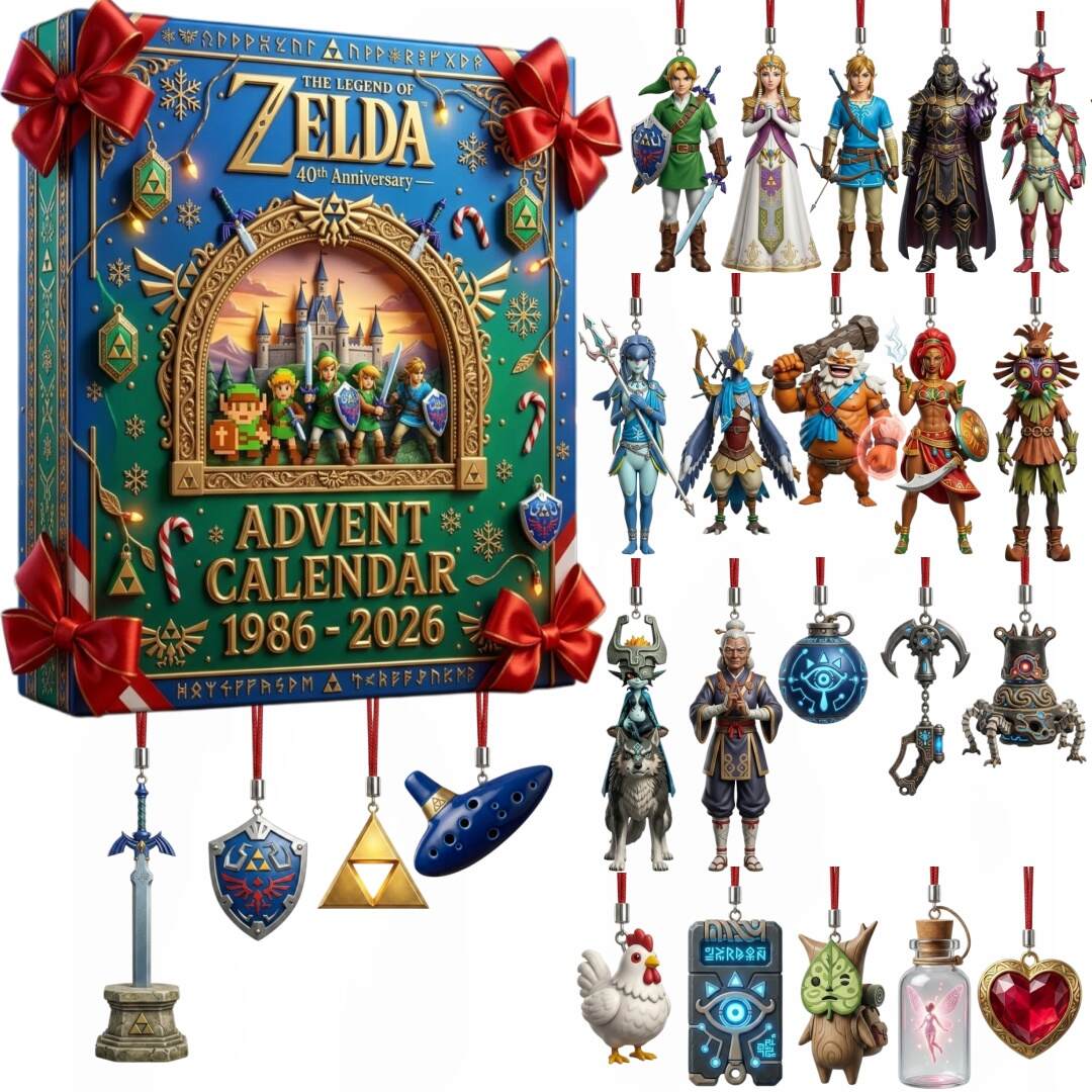The Legend of Zelda 40th Anniversary (1986–2026) Advent Calendar