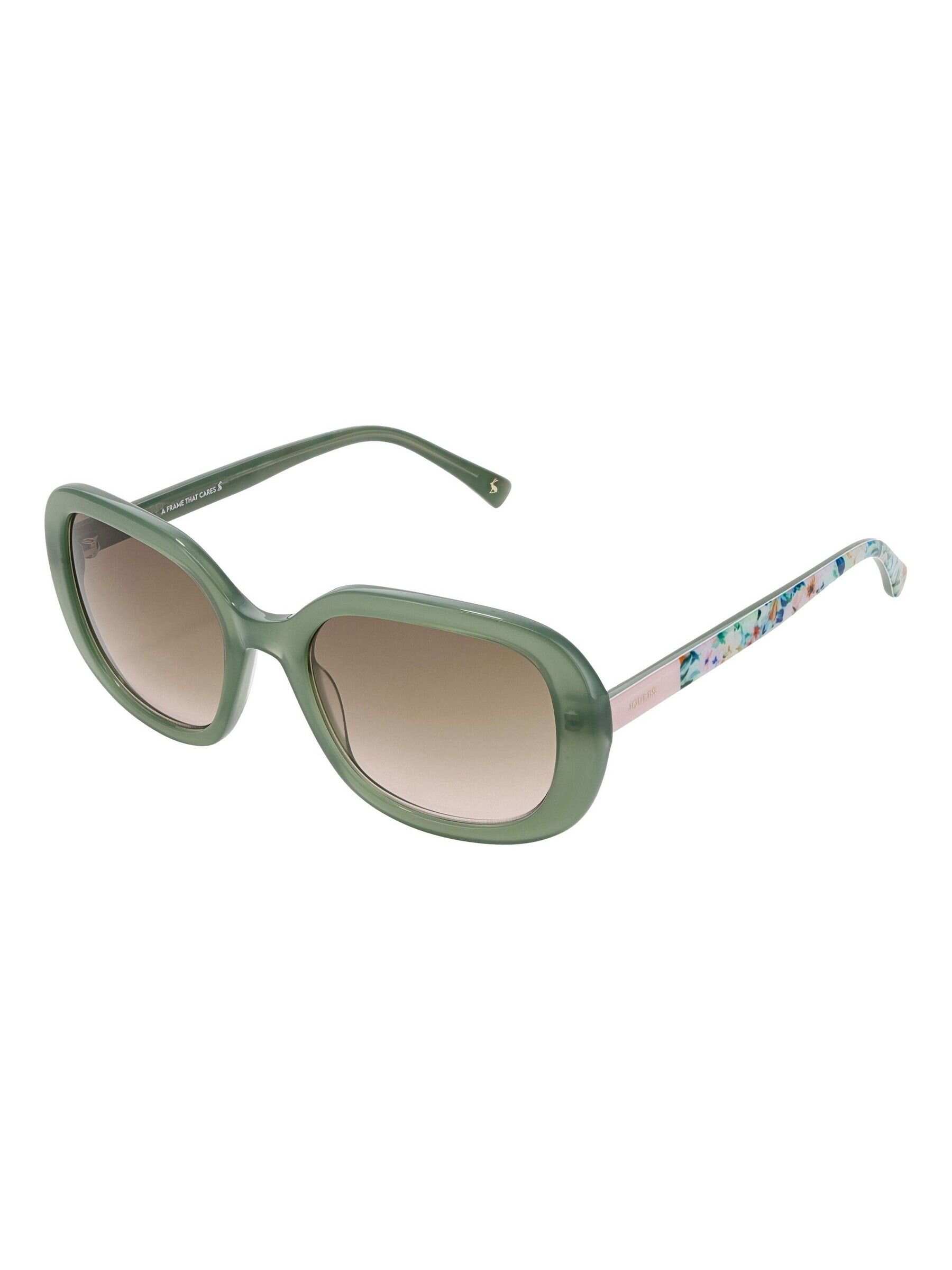 Green Oversized Rounded Square Sunglasses