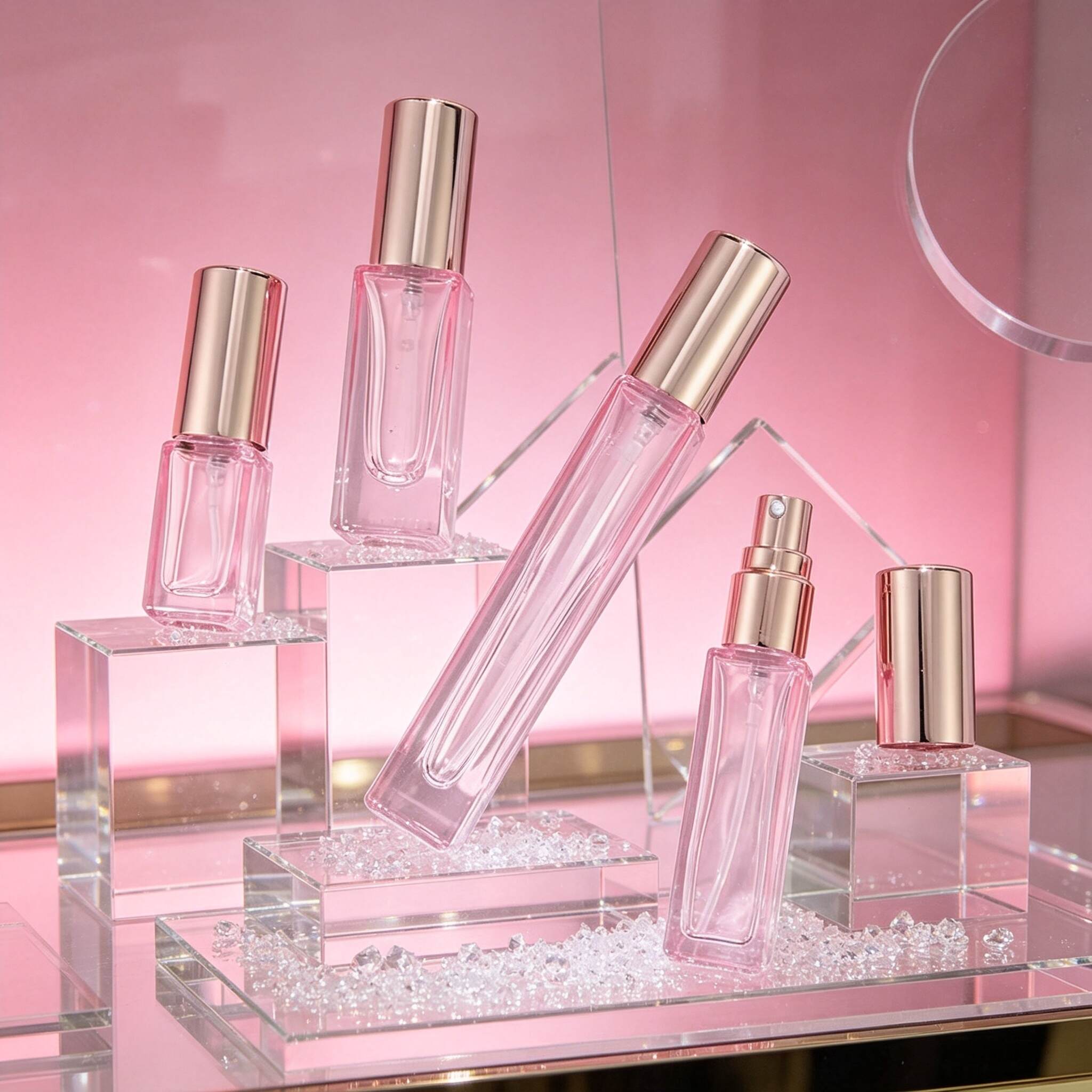 Portable Travel  Fragrance Spray Bottle Leak Proof Multi Size