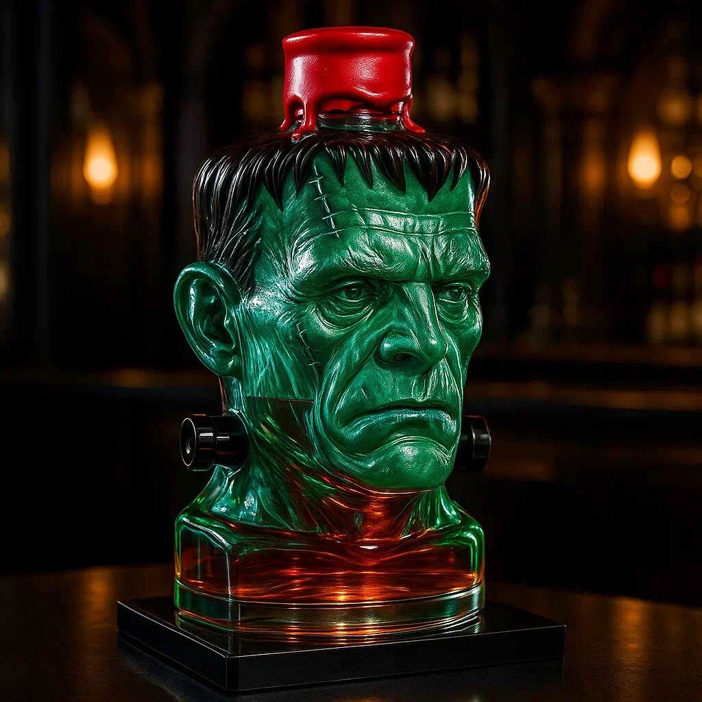 Frankenstein Whisky Bottle
