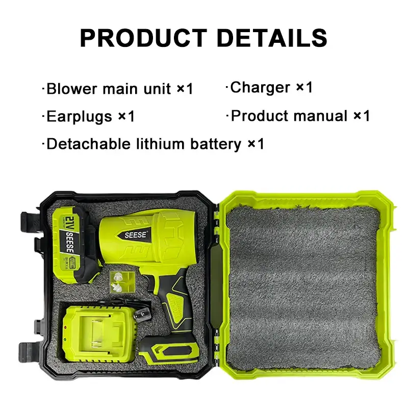 Turbo Jet Blower,Leaf Blower, Violent Turbo Fan, Pure Copper Motor,Car Drying After Wash, Handheld Snow Blower,Cordless Turbo Power Air Duster,Home Improve,Garden Mainte Holiday gifts