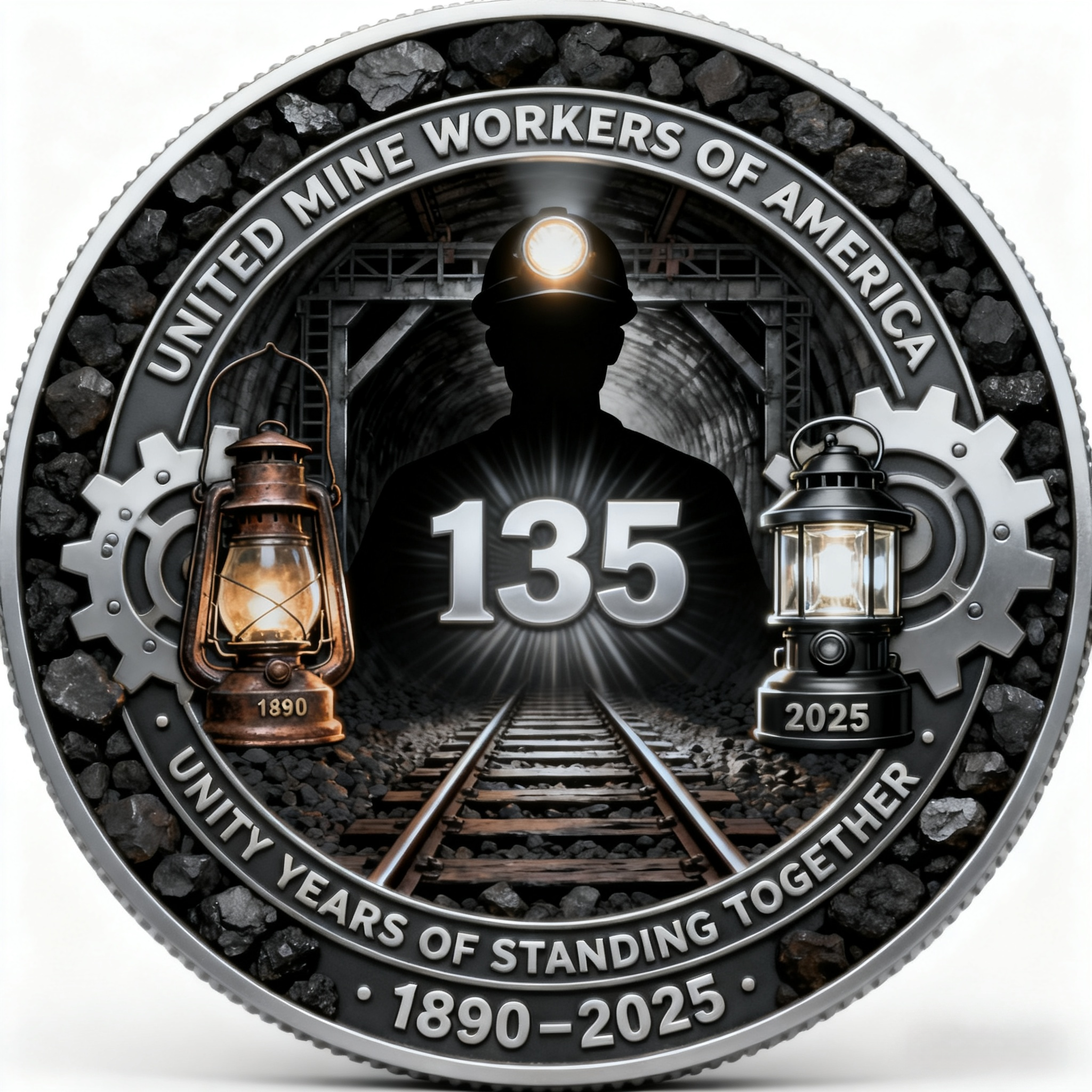 United Mine Workers of America 135th Anniversary Coin Limited Edition