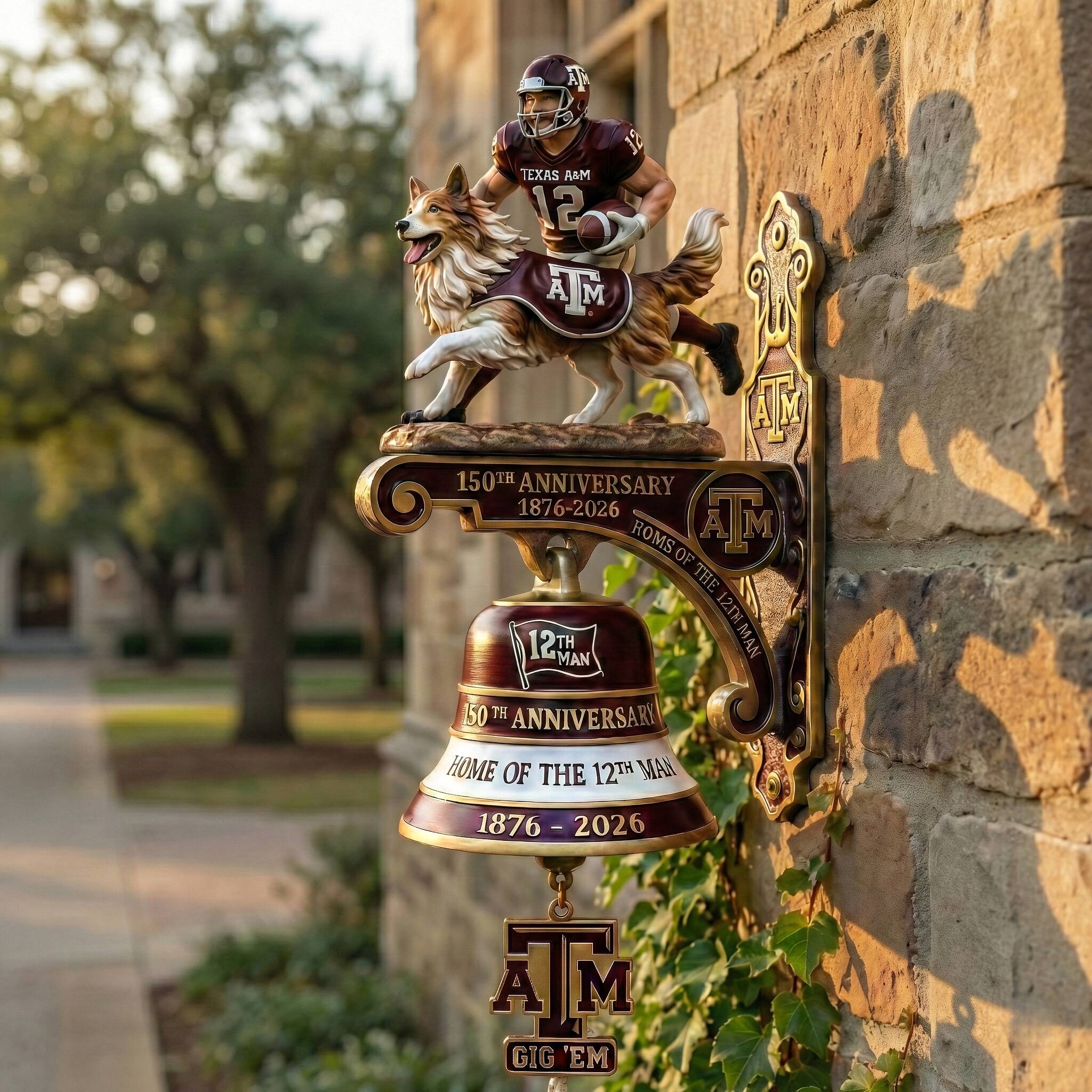 Texas A&M 150th Anniversary Limited Edition Wall Bell