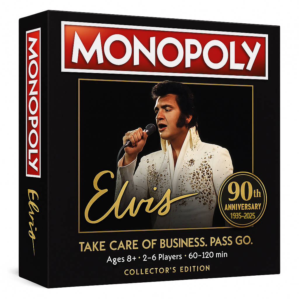🎤 The King of Rock ’n’ Roll 90th Anniversary Monopoly