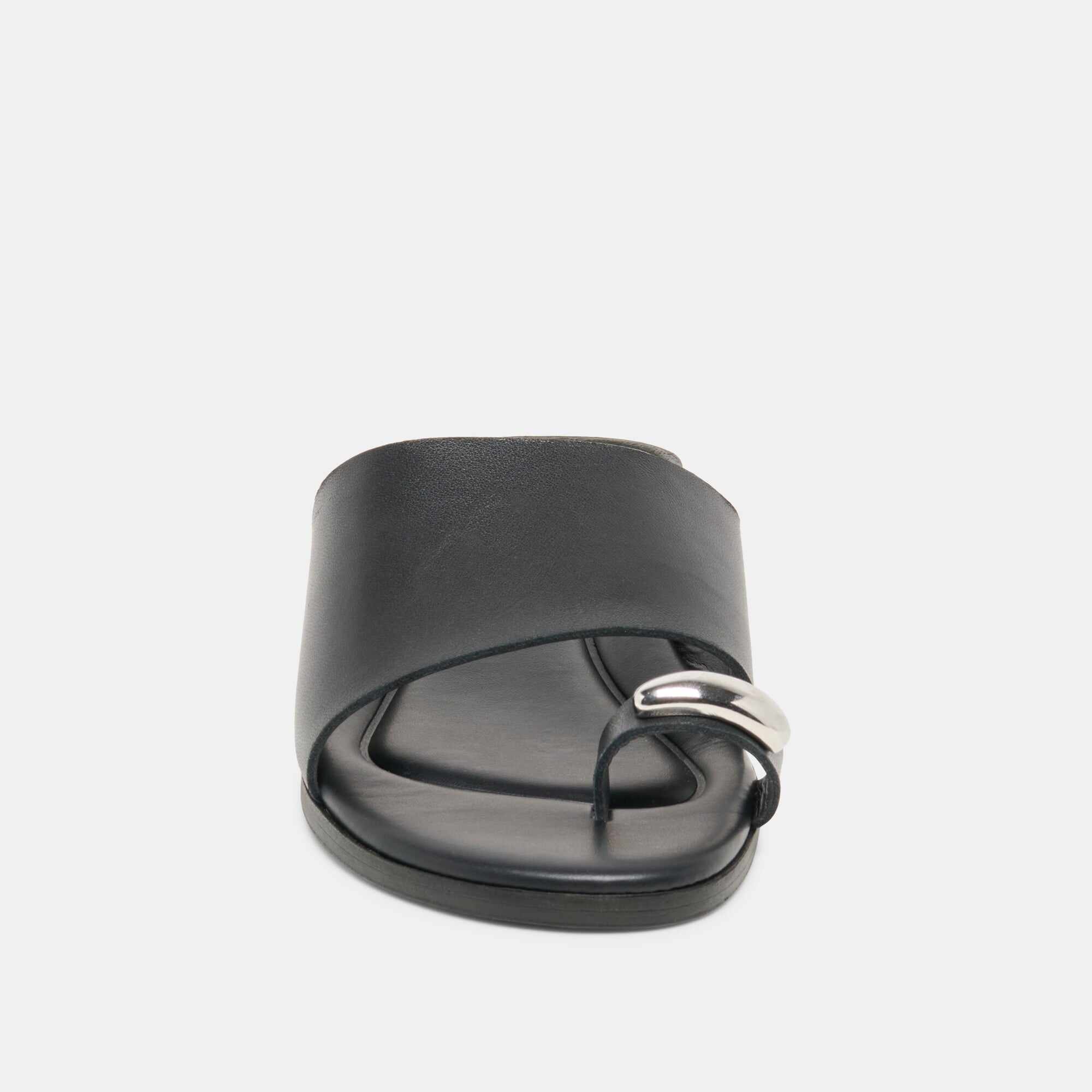 MOXY SANDALS BLACK LEATHER