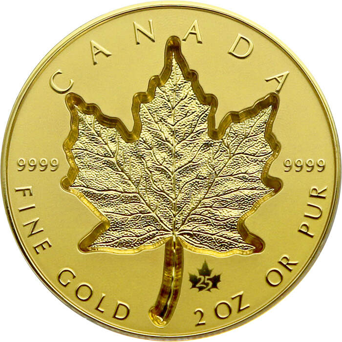 2 oz 2021 Canadian Maple Leaf Super Incuse Gold Coin🍁