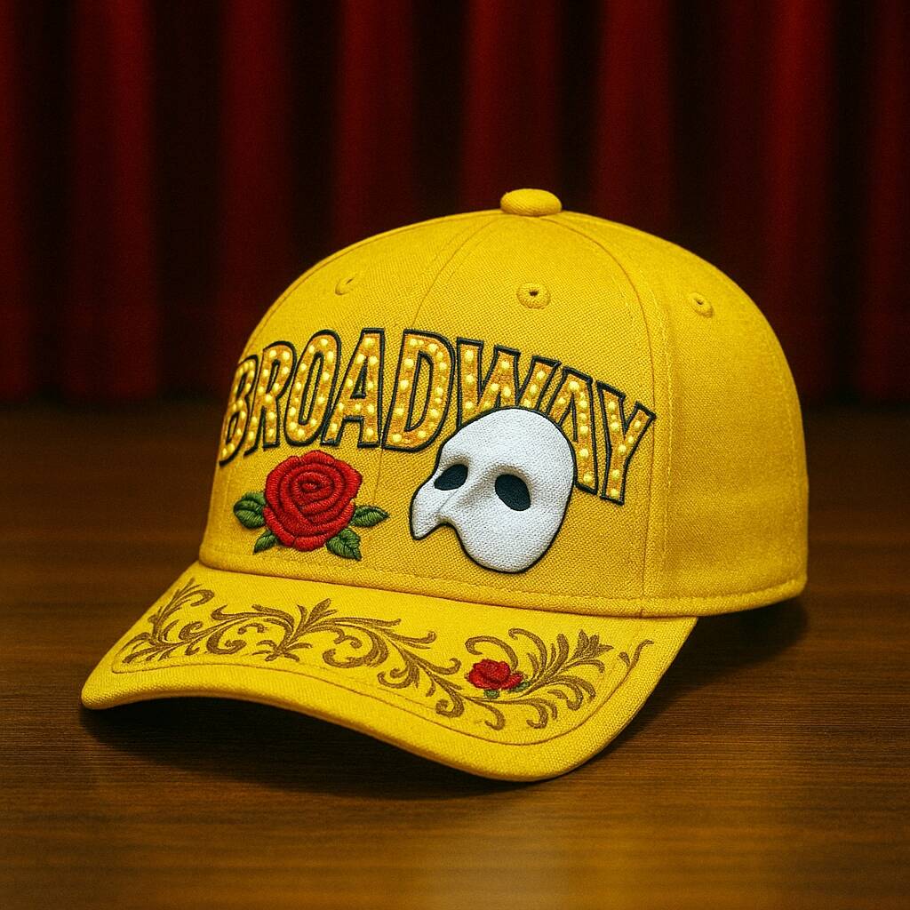 Broadway Hand-Embroidered Baseball Cap