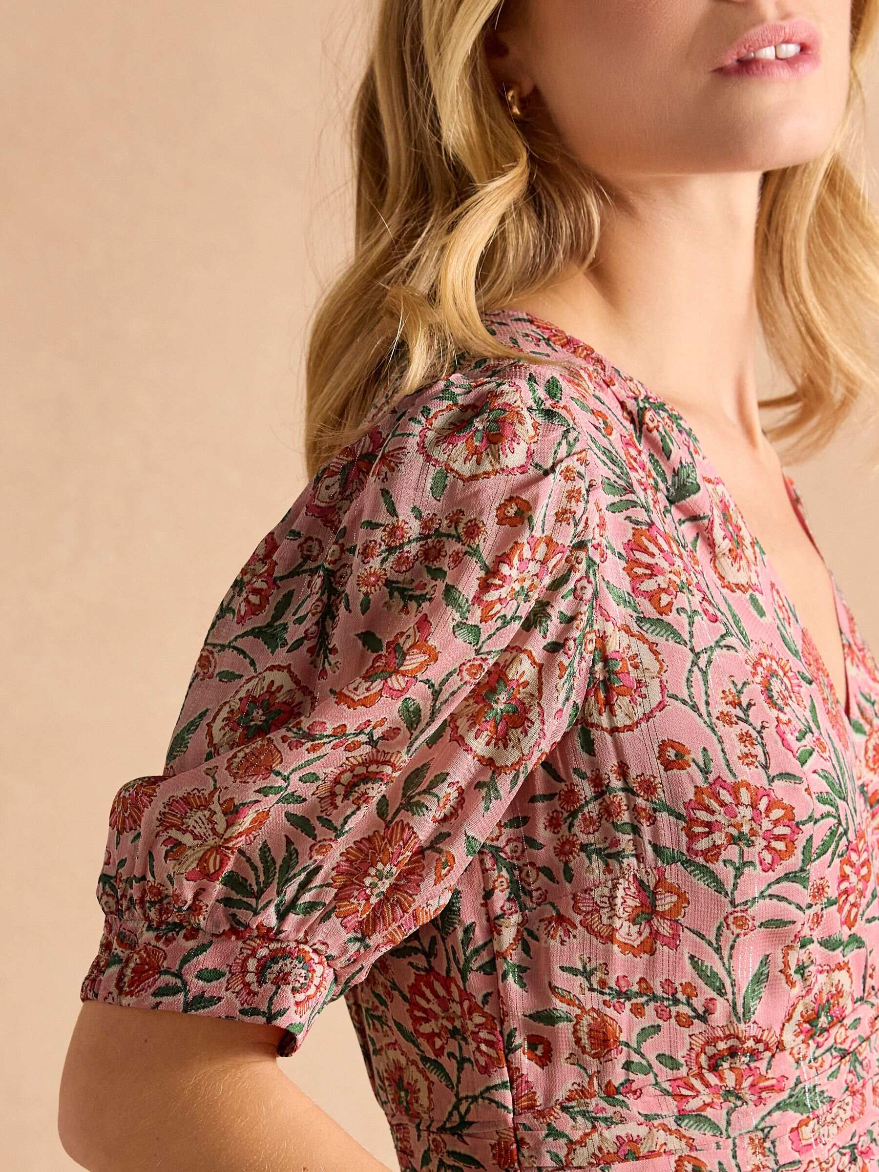 Hannah Pink Maxi Dress