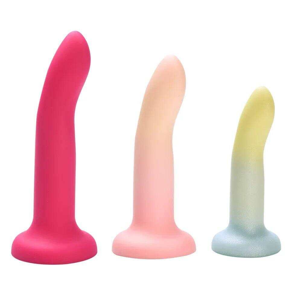 Realistic Liquid Silicone Dildo – Pink G-Spot and Anal Masturbator with Suction Cup