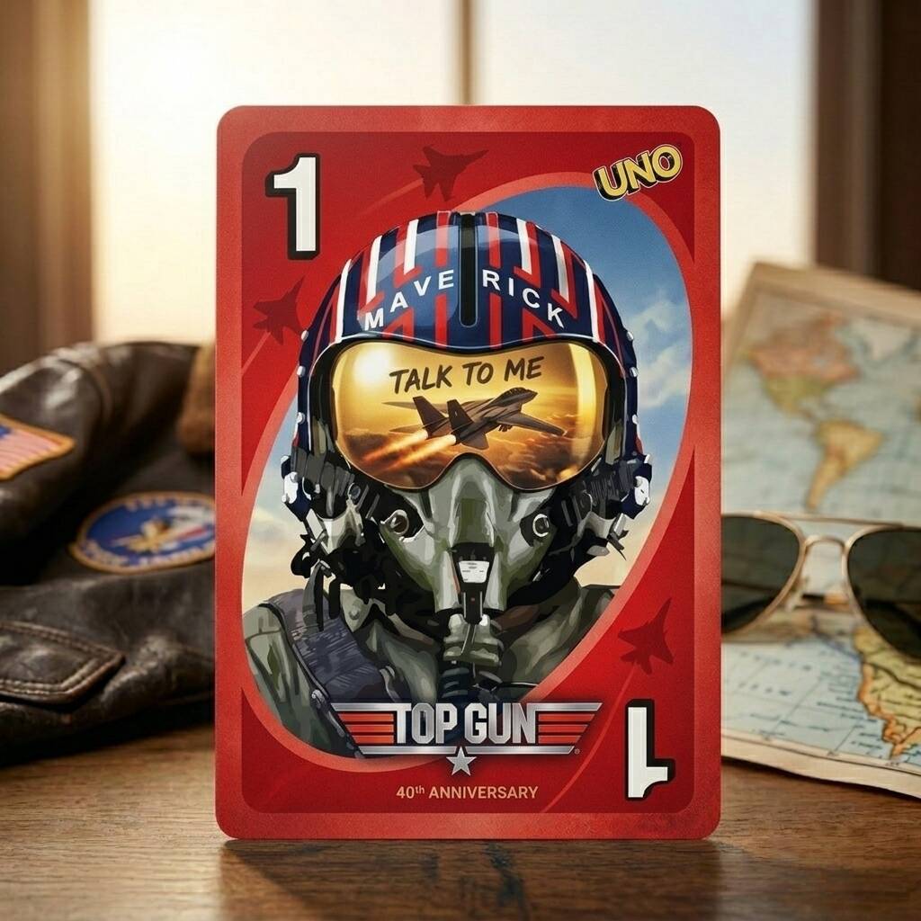 UNO Top Gun 40th Anniversary Card Game