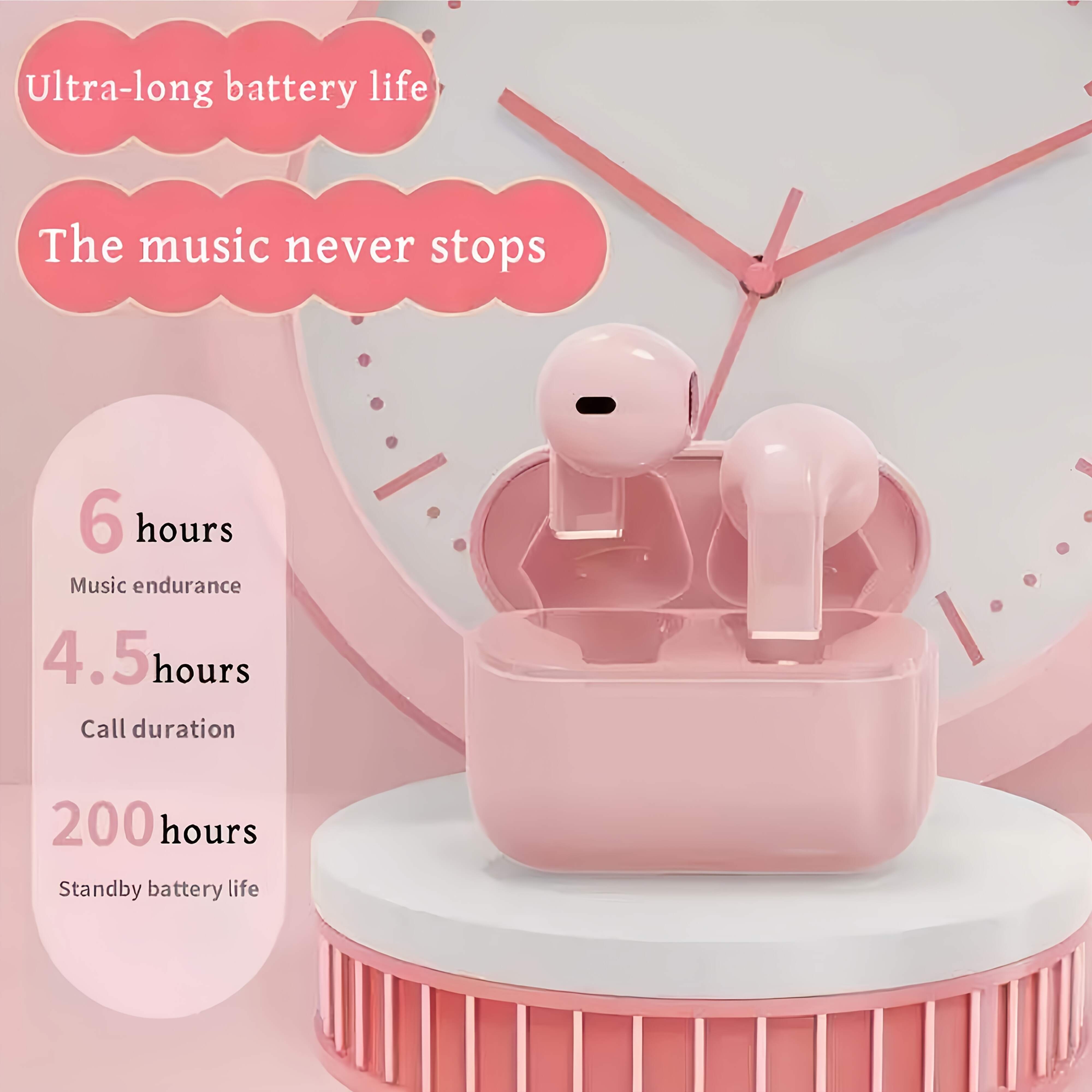 2025 new style, true wireless 5.3 headphones, in-ear, smart and comfortable mini headphones-HiFi bass, 9D sound quality, stereo, HD call, TWS wireless headphones, USB-C charging, suitable for Android and iPhone, sports headphones, sleep headphones