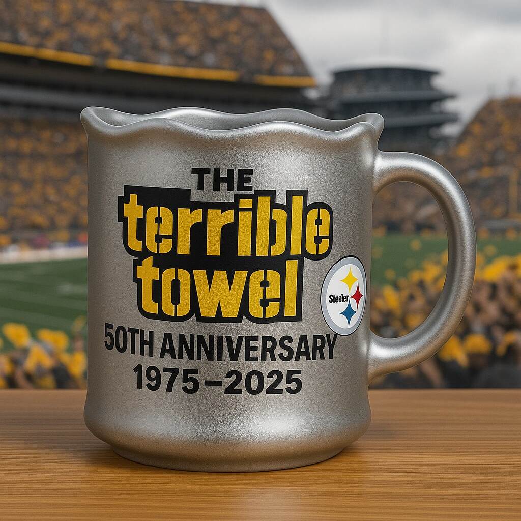 ‘Terrible Towel’ Mug - 50th Anniversary