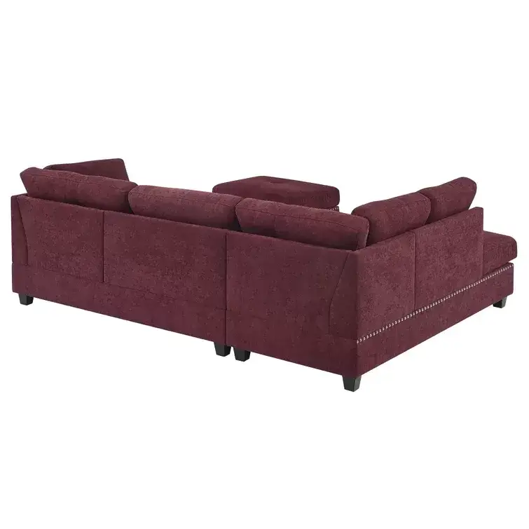 Sunnydale Left Hand Facing Sofa and Chaise with Ottoman