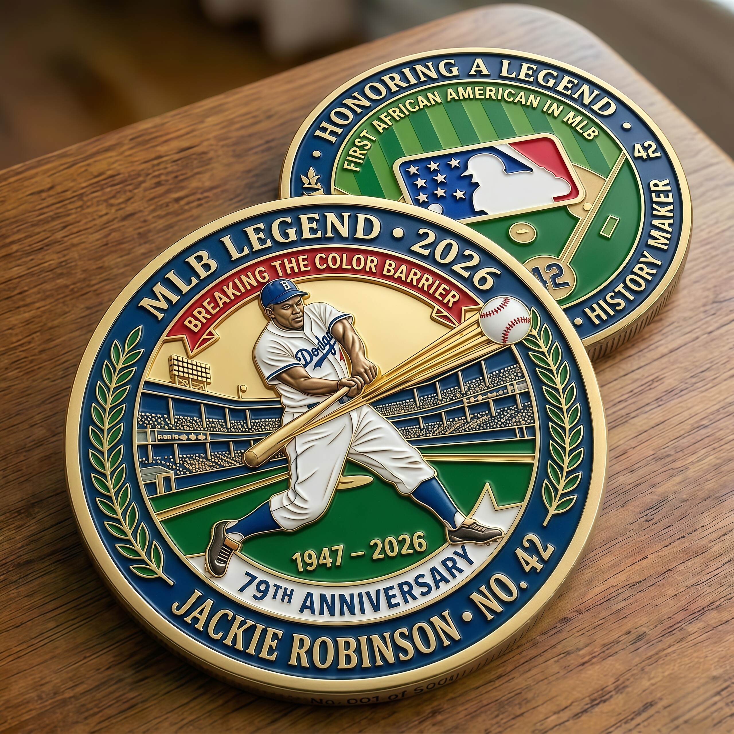 Jackie Robinson 79th Anniversary Commemorative Coin