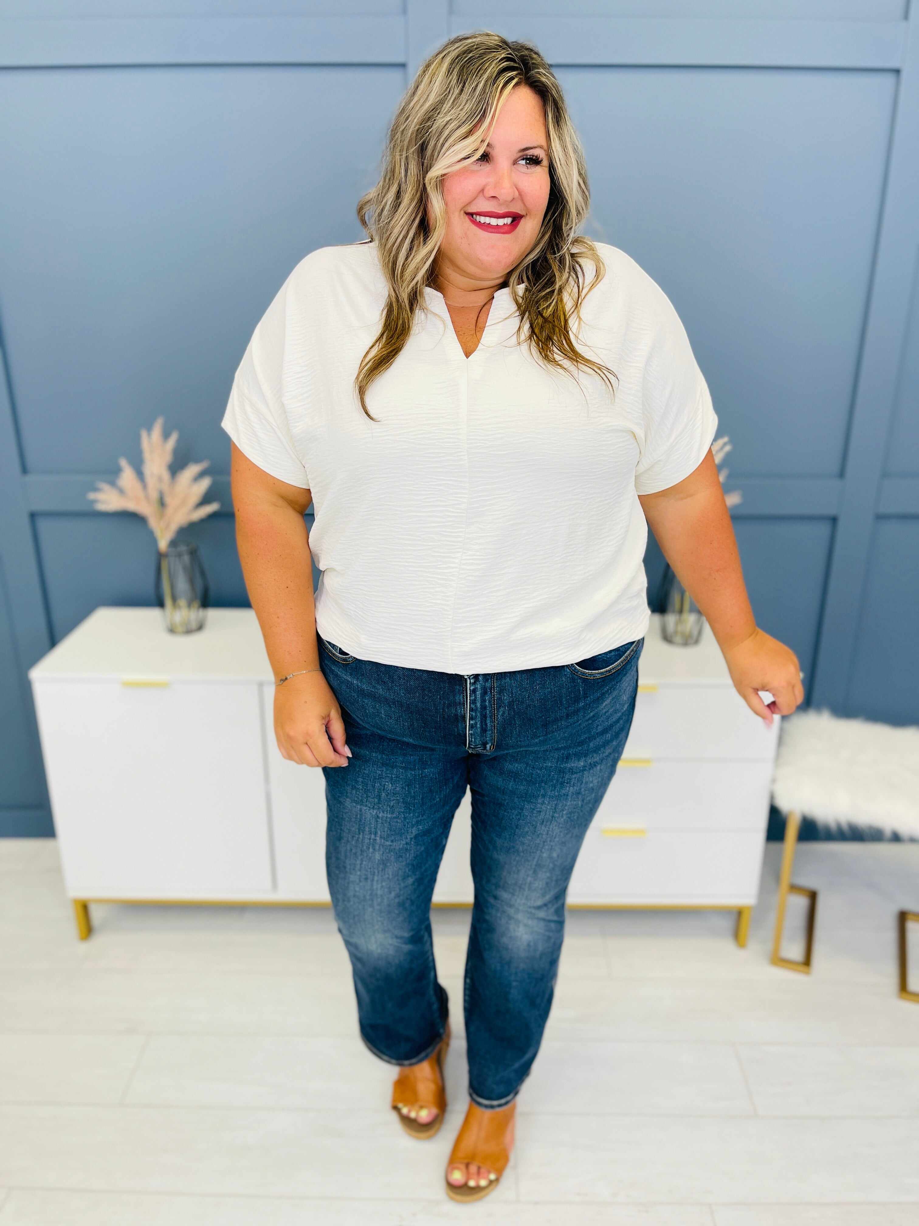 REG/CURVY Can't Compete Midrise Bootcut Jeans