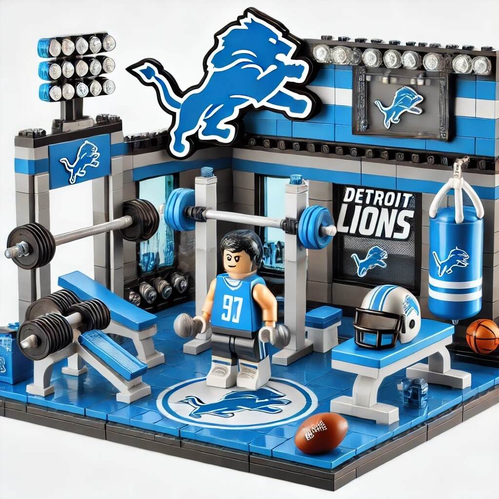 Football Team GYM Building Blocks