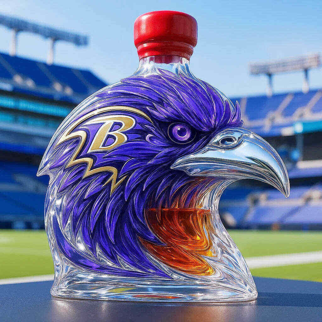 Baltimore Ravens Limited Edition Whisky Bottle