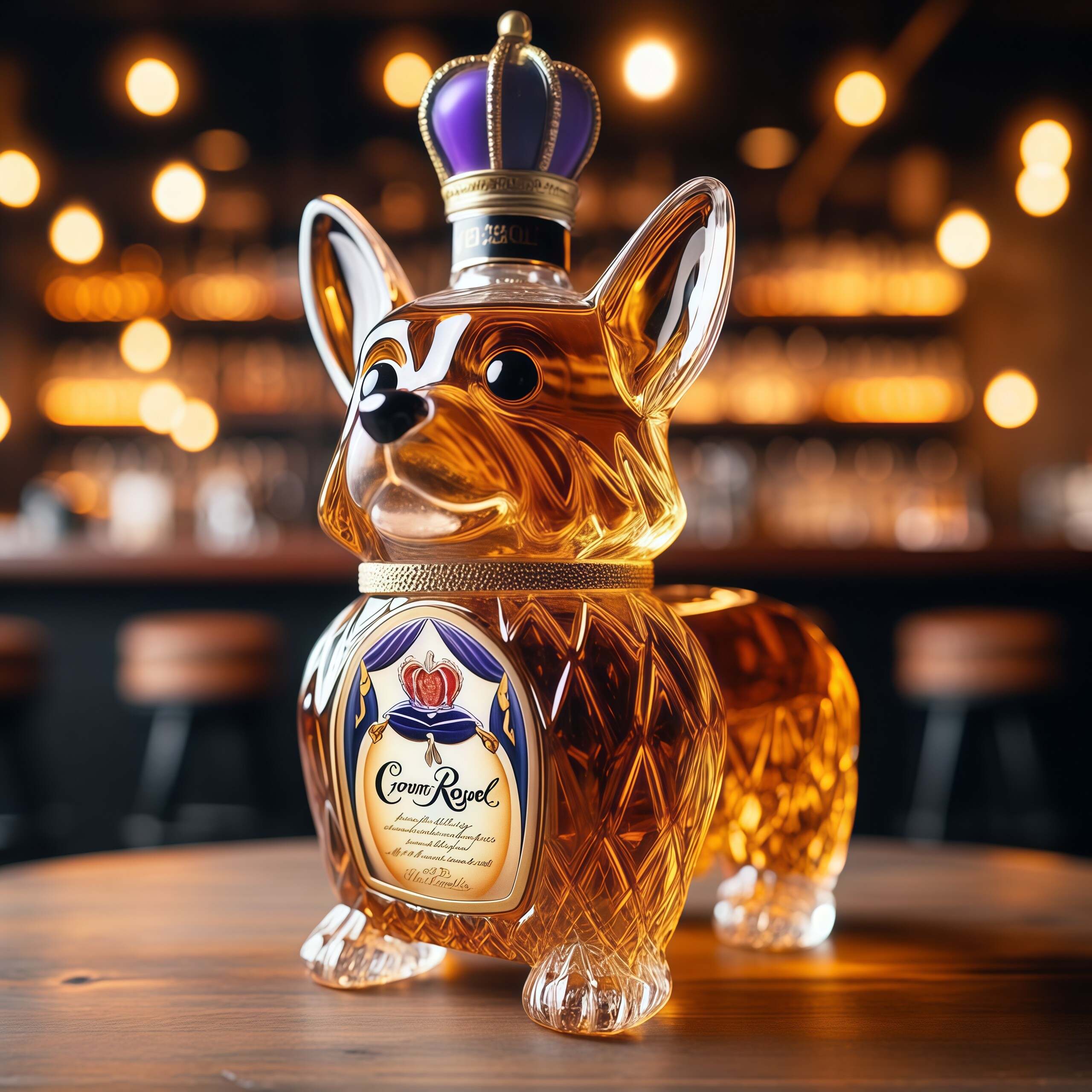 Corgi Whiskey Bottle