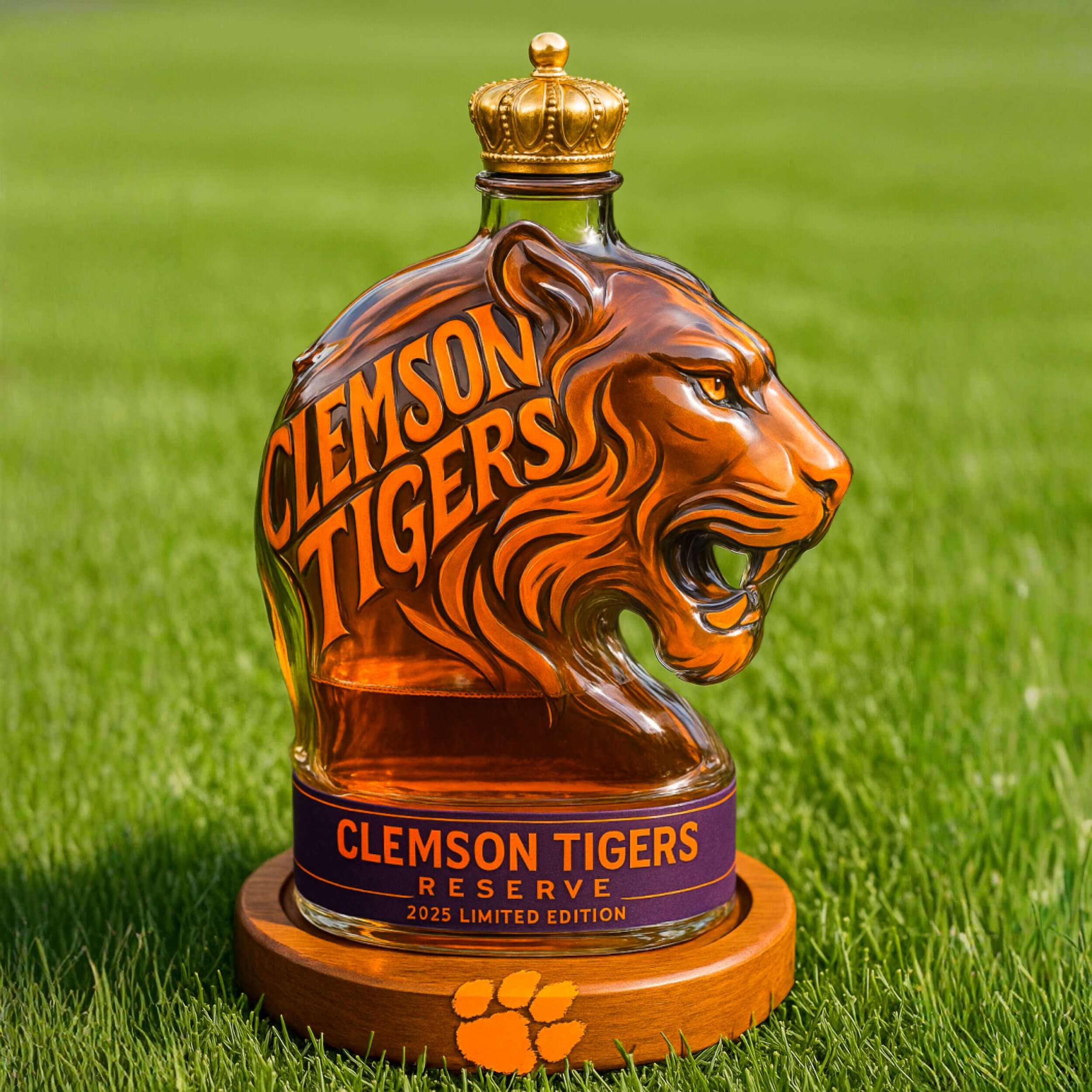 Clemson Tigers 2025 Whiskey Bottle