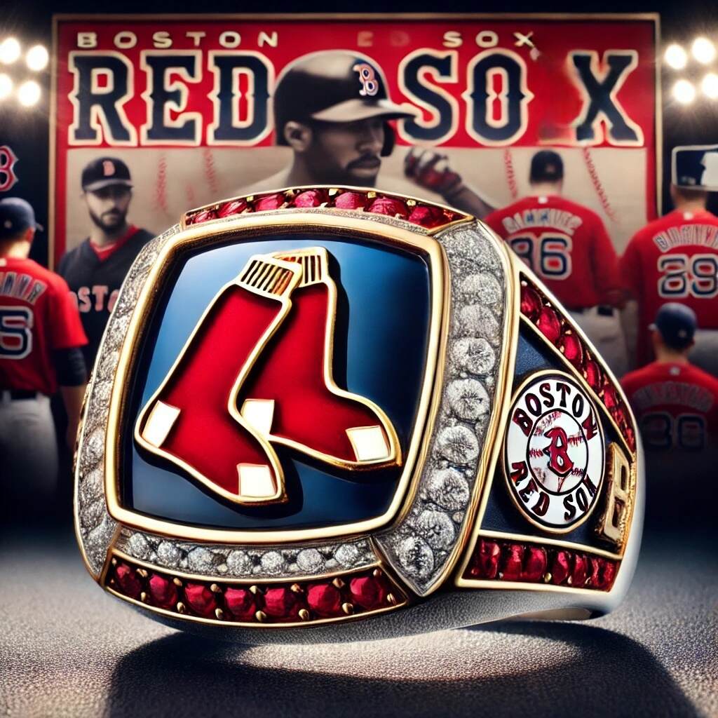 Baseball Pride Ring - Adjustable Open Ring