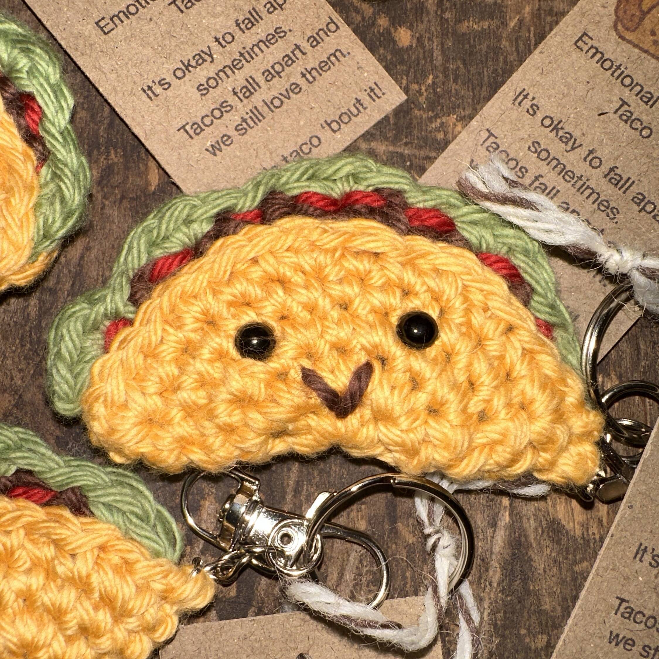 🌮Emotional Support Taco Keychain