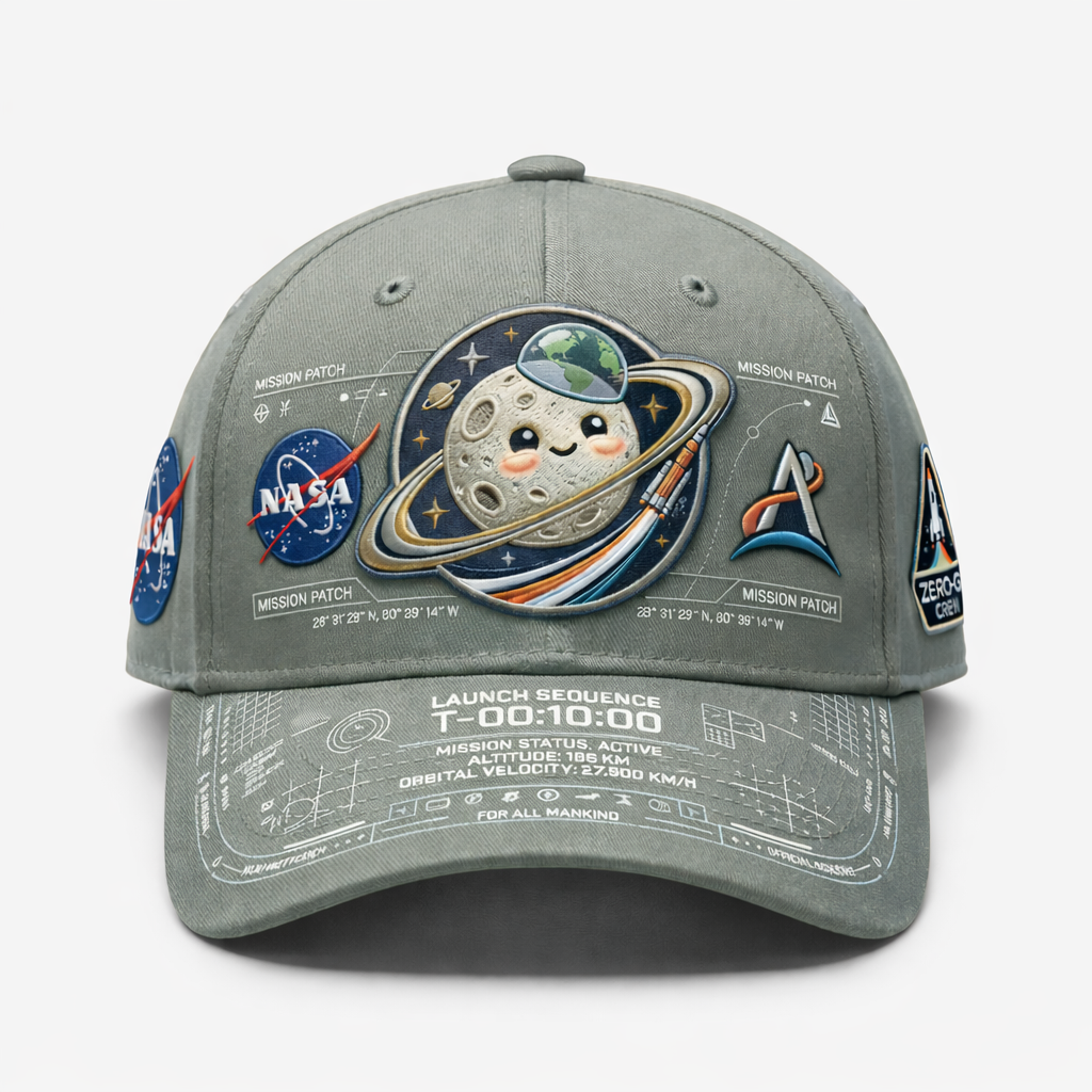 NASA Mission Patch Space Cap