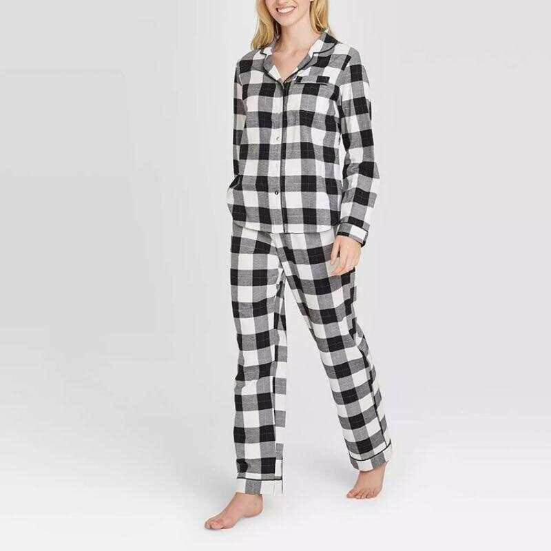 Check Pajama Set for Women