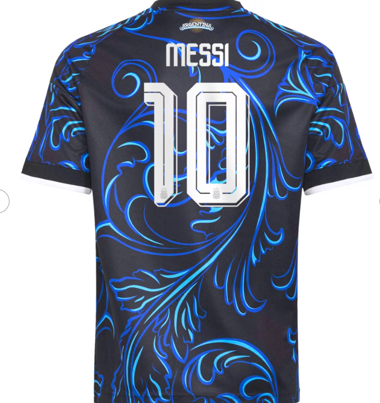 Lionel Messi Argentina National Team Youth 2026 Away Replica Jersey - Black adidas