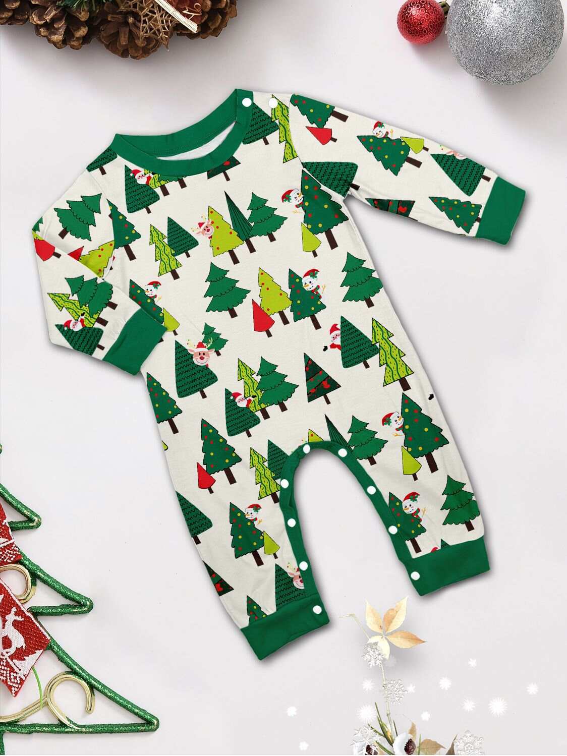 Christmas Tree Family Matching Parent-Child Holiday Pajamas